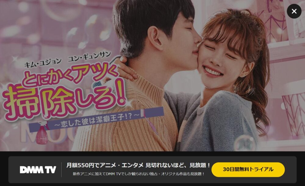 とにかくアツく掃除しろ！　DMM TV